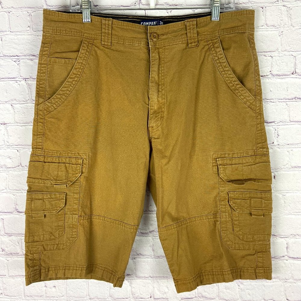 Company Eighty One Men's Tan Cargo Shorts Size: 38W